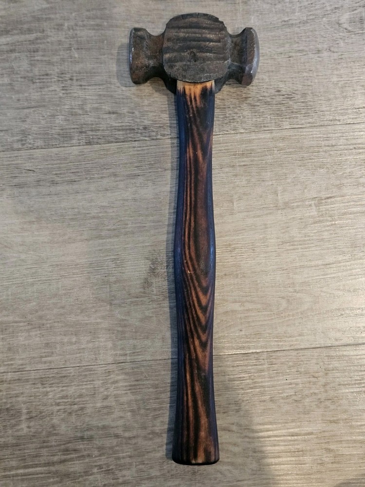 Vintage Blacksmith's Hammer  Rounding Sledge with  Handle