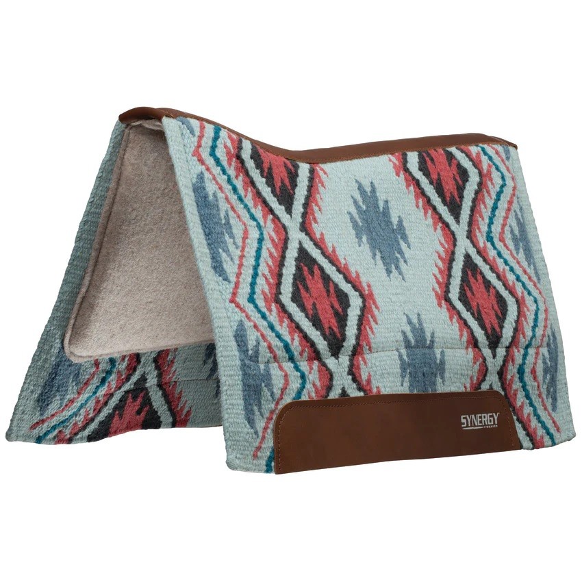Synergy Contoured Performance Saddle Pad | Wool Blend Felt Lined | 33"x38" |