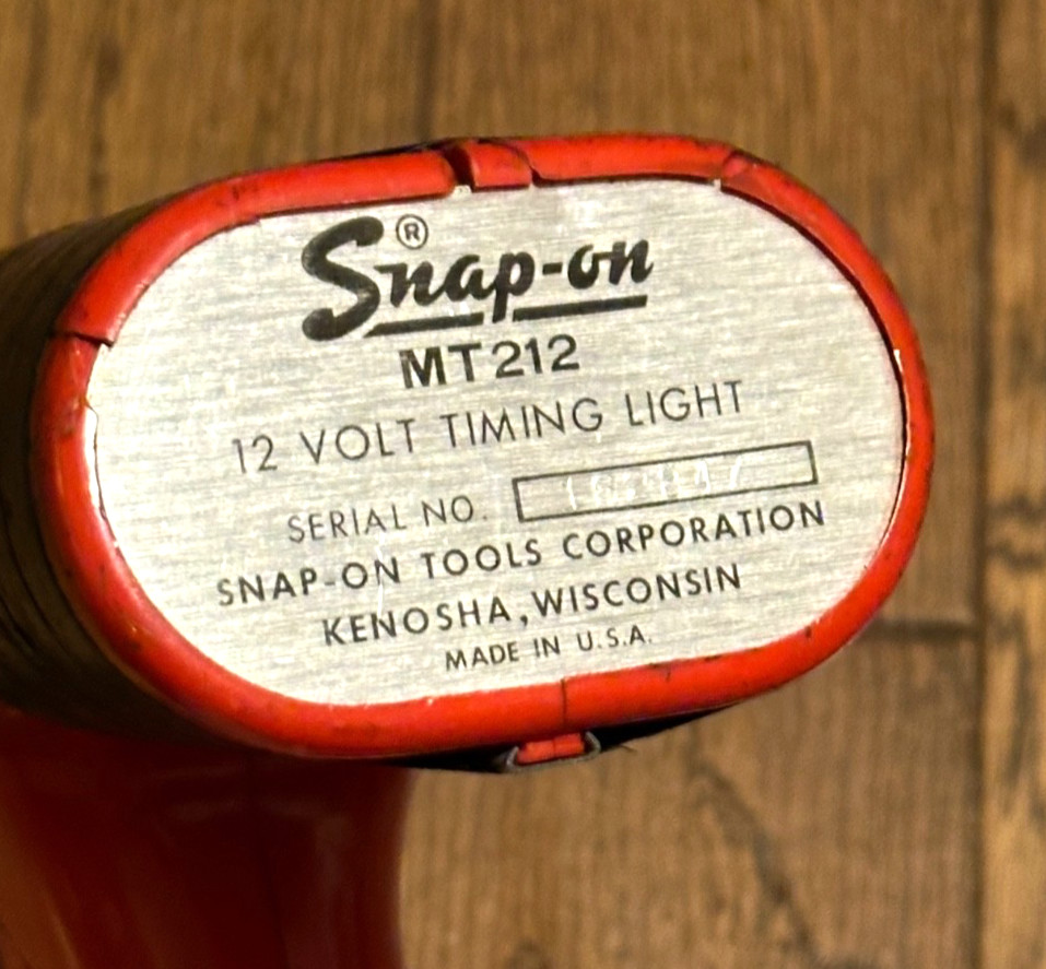 🇺🇸 Snap On Tools USA Engine Timing Light Inductive Spark Clamp Automotive Gun