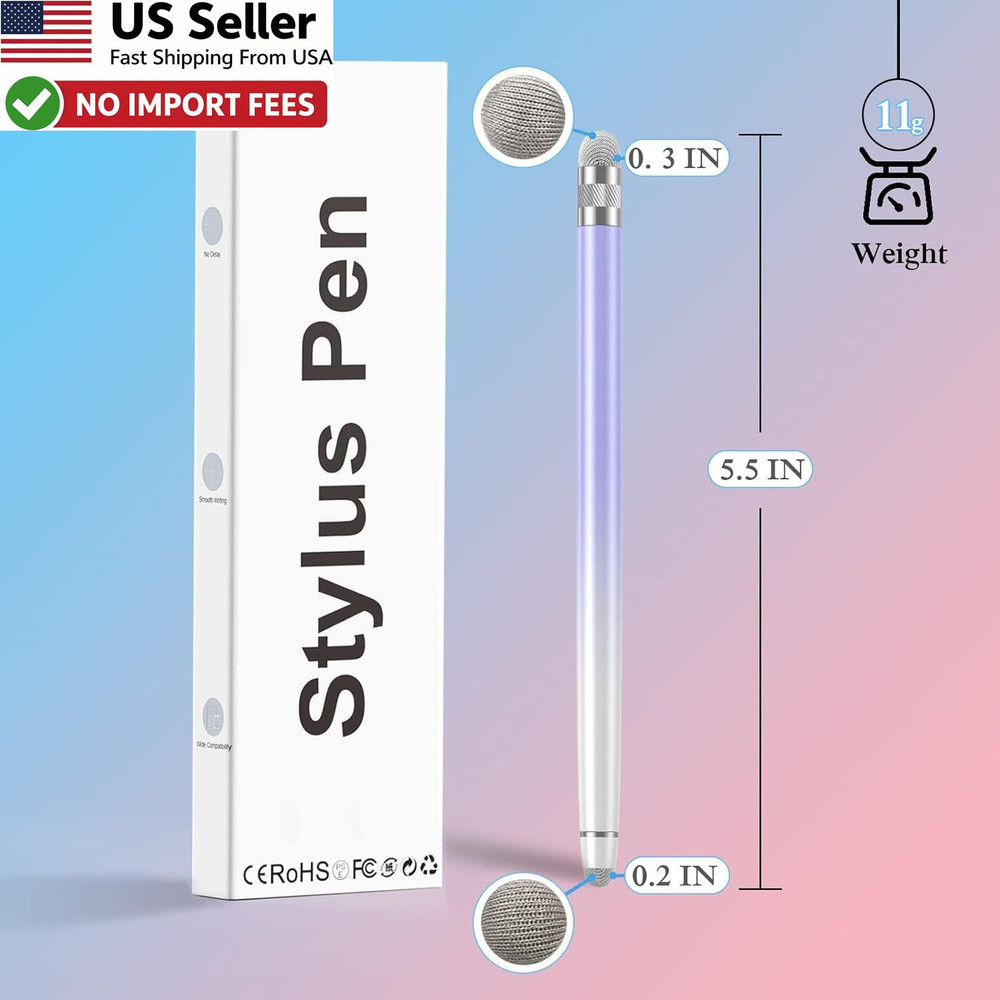 Bopomofo Stylus Pen 2 Pack iPhone iPad Android Surface Touch Screen FROM USA