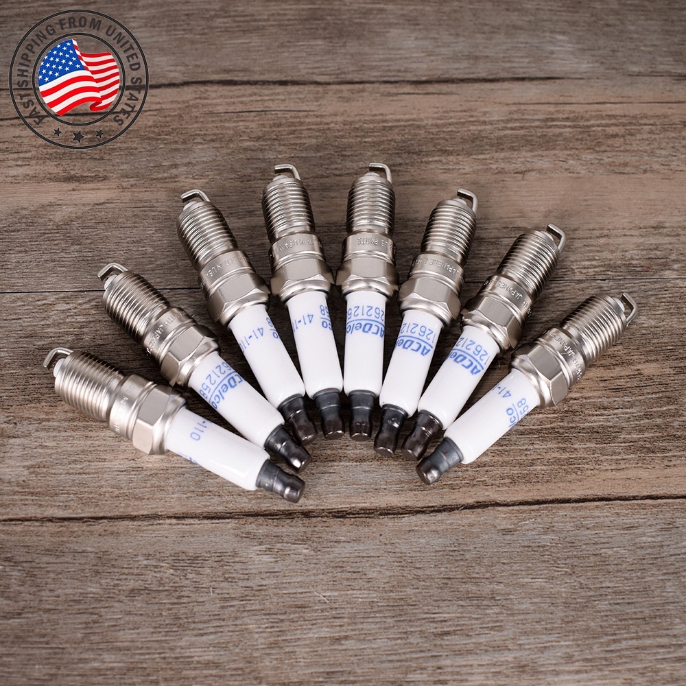 8PCS Genuine OEM 41-110 Iridium Spark Plugs 12621258 For Chevy 4.8L 5.3L 6.0 NEW