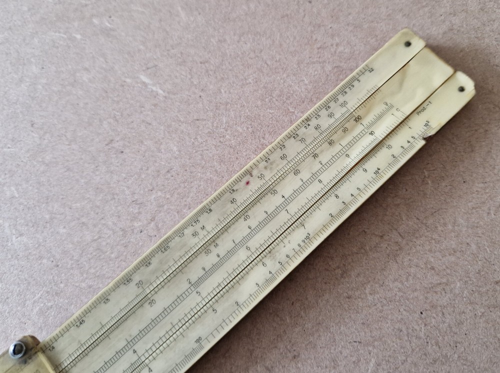 Vintage Simplon Bilateral 413308 Engineering Slide Rule
