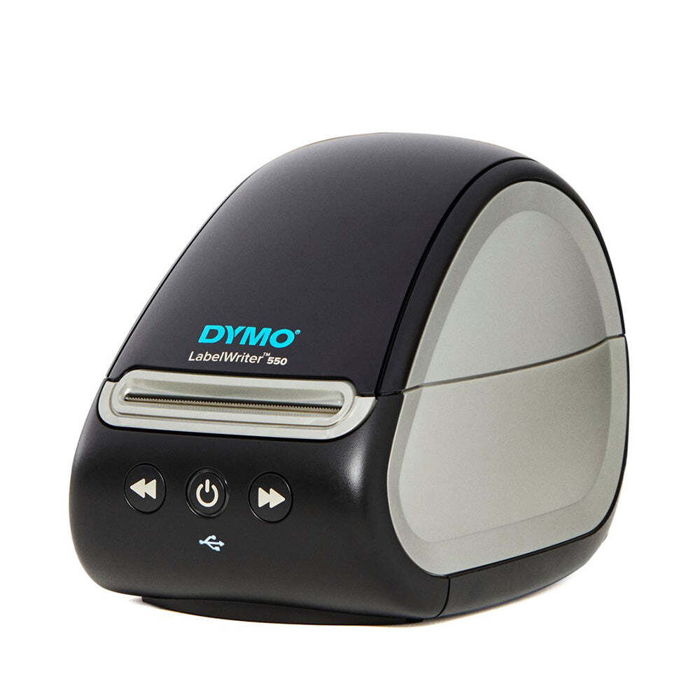 Black/Grey Dymo High-Quality User-Friendly Labelwriter 550 Fast Label Printer