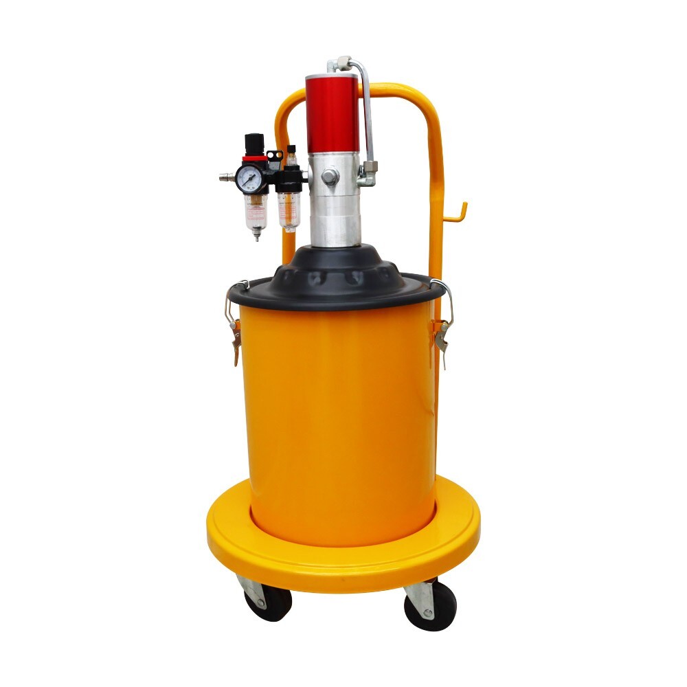 5gal Pneumatic Compressed Grease Injector 20L with Pressure Meter Adjustable