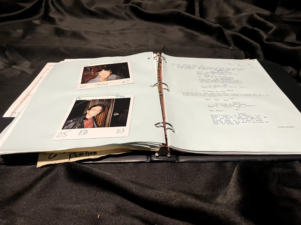 Northern Exposure Script with Cast Polaroids - Full Upright Position