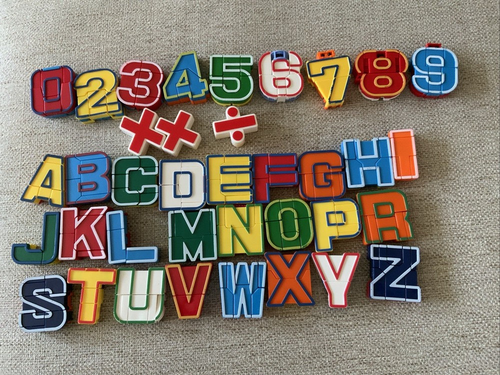 Numberblocks Transforming Number Figures & Alphabots Alphabet Missing #1 & Q