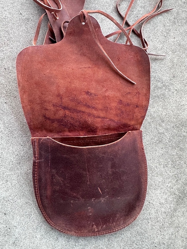 Vintage LEATHER MUZZLELOADER POSSIBLES POUCH BAG