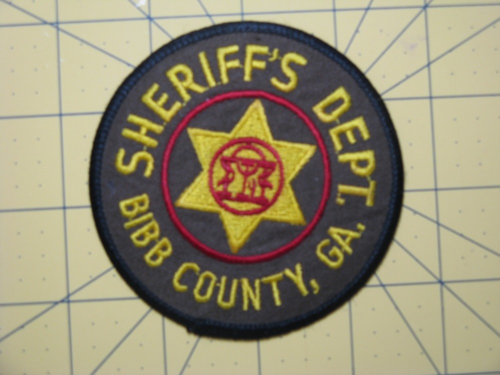 Vintage Bibb County, Georgia Sheriff's Department Patch