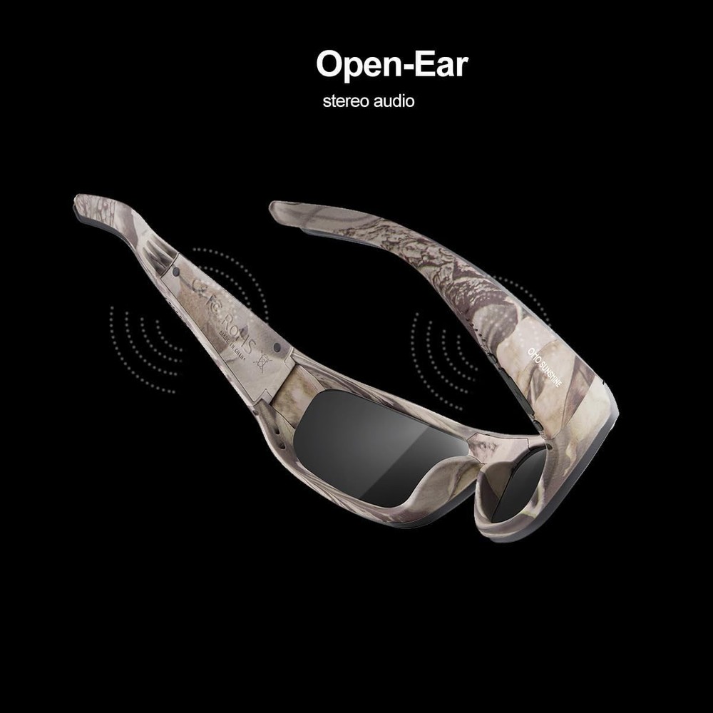 Versatile OhO Bluetooth Smart Sunglasses: Voice Control & Transitional UV Lenses