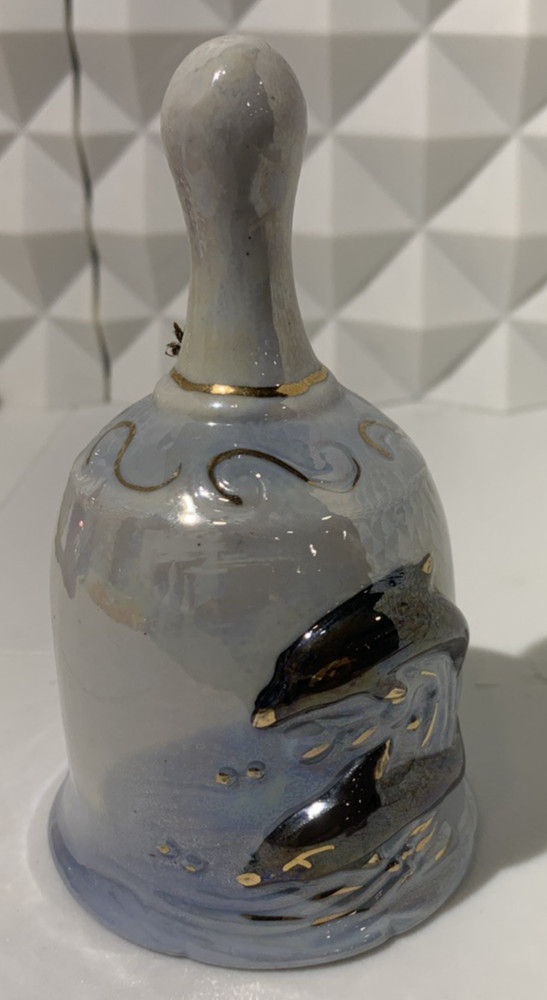 Ceramic Dolphin Bell