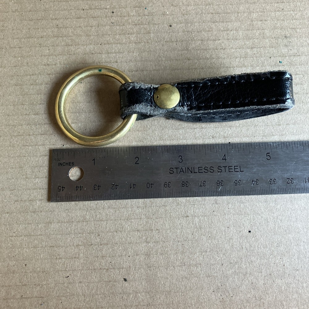 Used Leather, Brass Ring Police Baton Ring