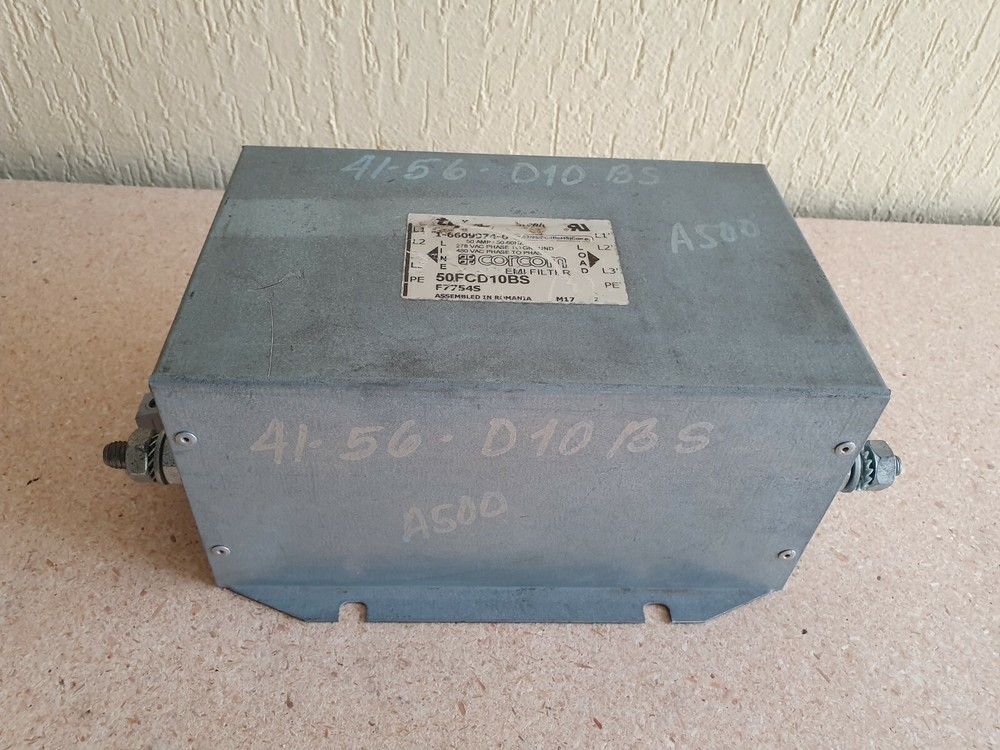 CORCOM 50FCD10BS LINE FILTER ***NEW*** JML Warranty!!!