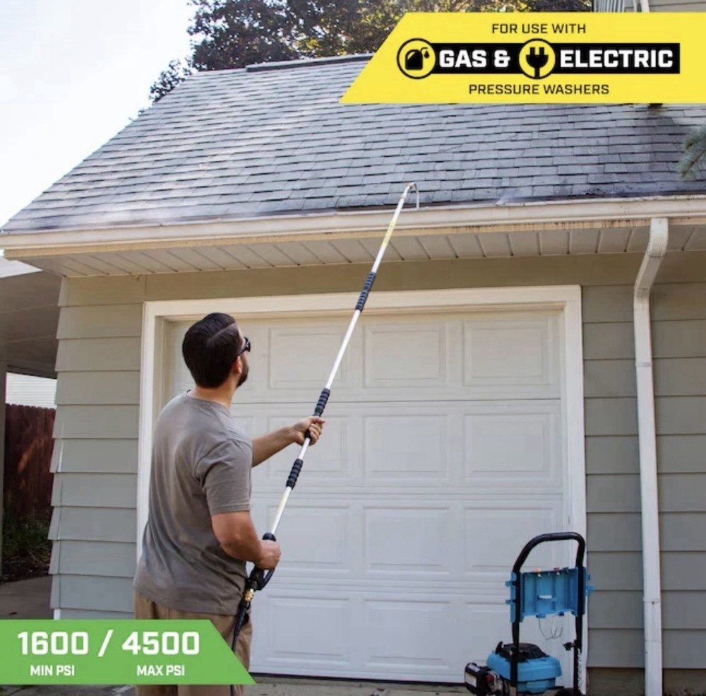 Surface Maxx Spray Tip Gutter Cleaner Attachment Pressure Washer Compatible