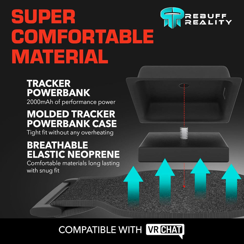 Trackstrap plus Vive Ultimate Tracker Straps – Compatible for Vive Tracker 2.0,