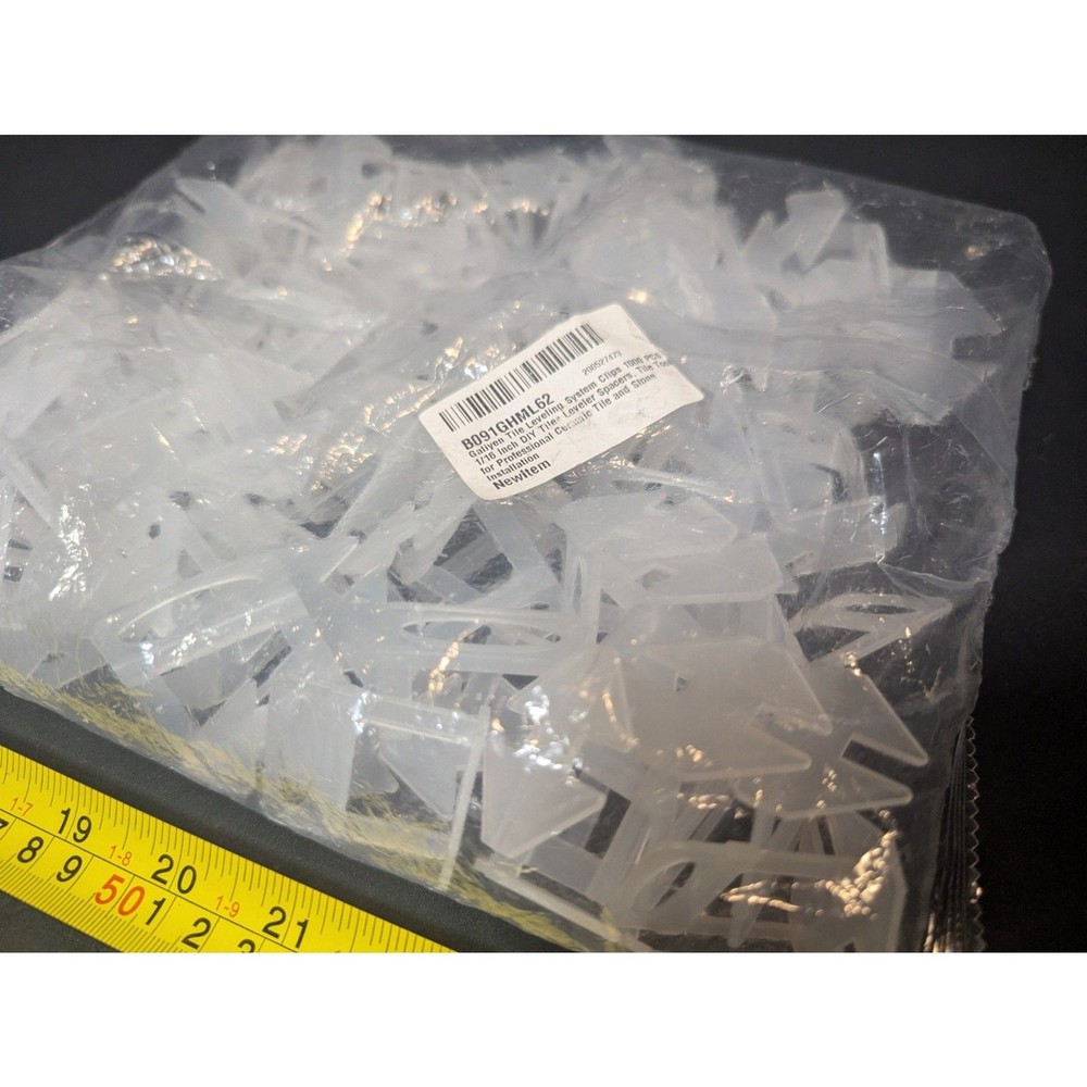 NEW – Tile Leveling System Clips – 1/16” Spacers – Tile Installation (102)