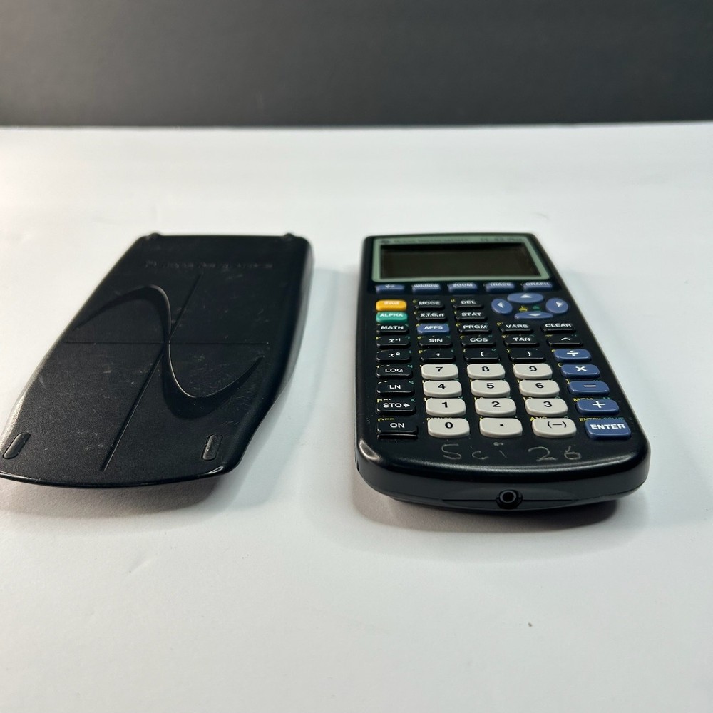 Texas Instruments TI-83 Plus Graphing Calculator Tested Working Marked See Pics