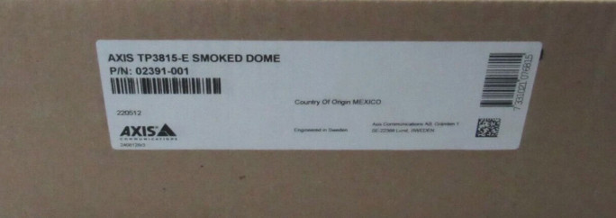 Axis TP3815-E Smoked Dome