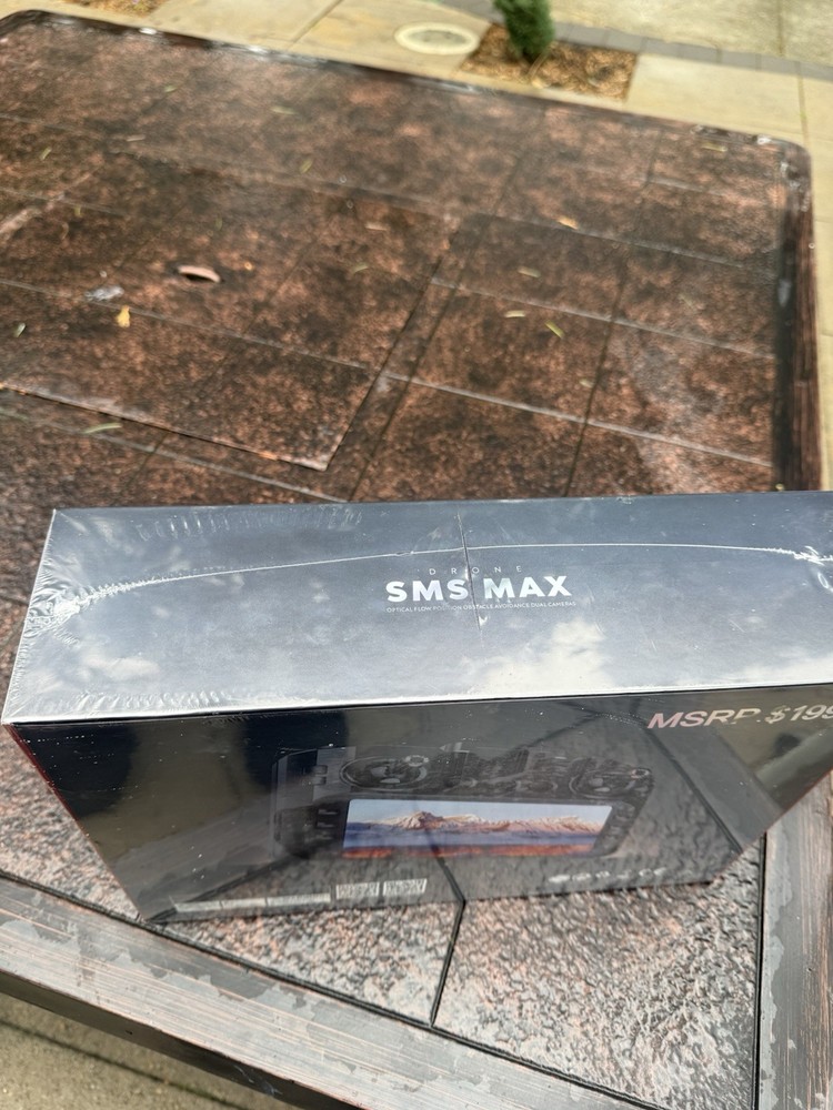 SMS MAX Drone Quadcopter Black Camera Lens 3 Obstacle Avoidance Optical Flow