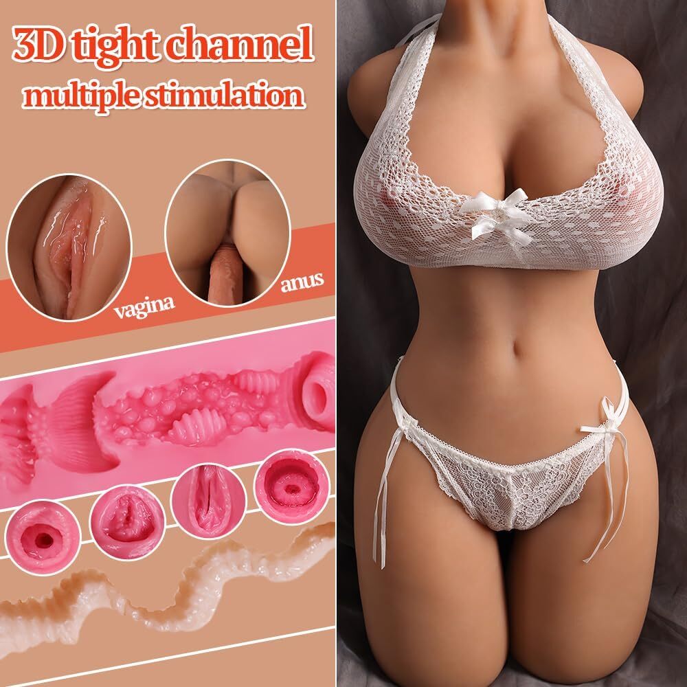 40lb Half BBW Sex Doll Realistic TPE Full Body Life Size Love Toy Dolls for Men