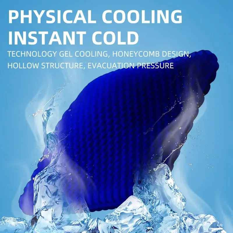 Gel Seat Cushion Honeycomb Breathable Pressure Relief Back Tailbone Pain Chair