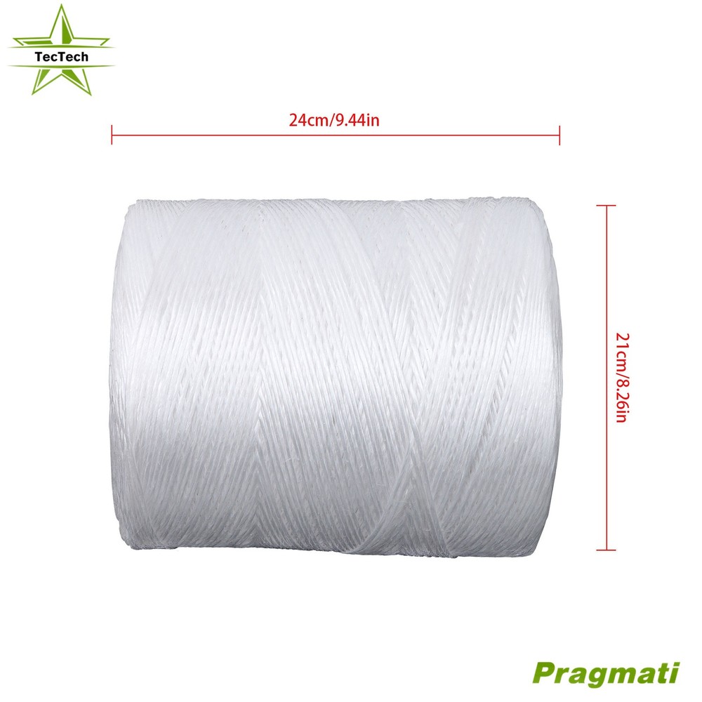 6300 Feet 156lbs Tensile Strength Polypropylene Tying Twine for Pulling, Loading