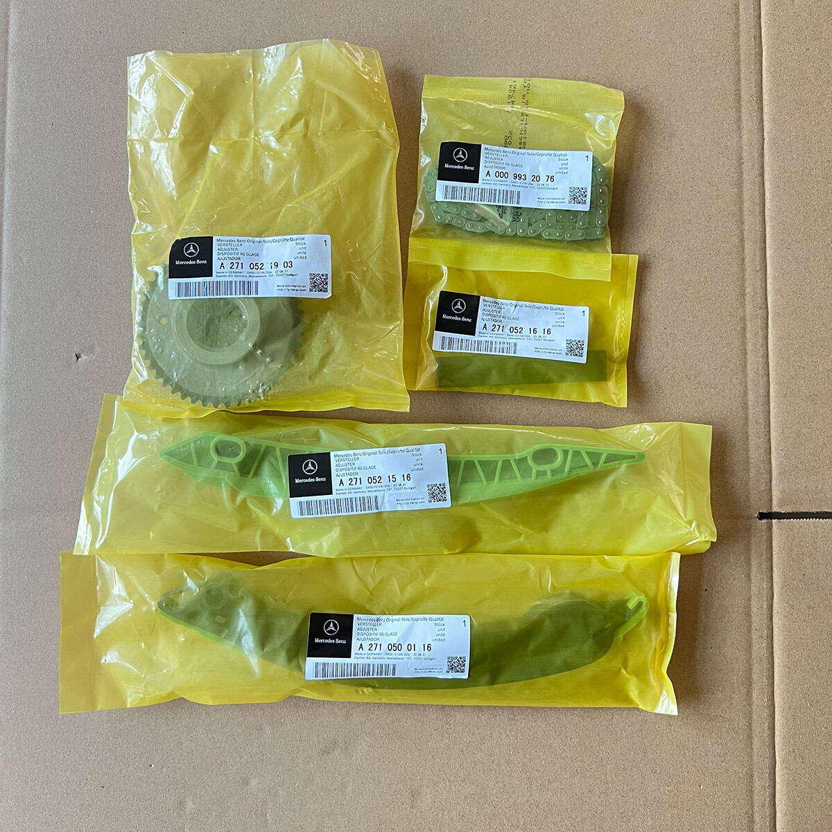 Mercedes Benz OEM Engine Timing Chain Kit for W204 W211 W164 M271 M271.8 CGI