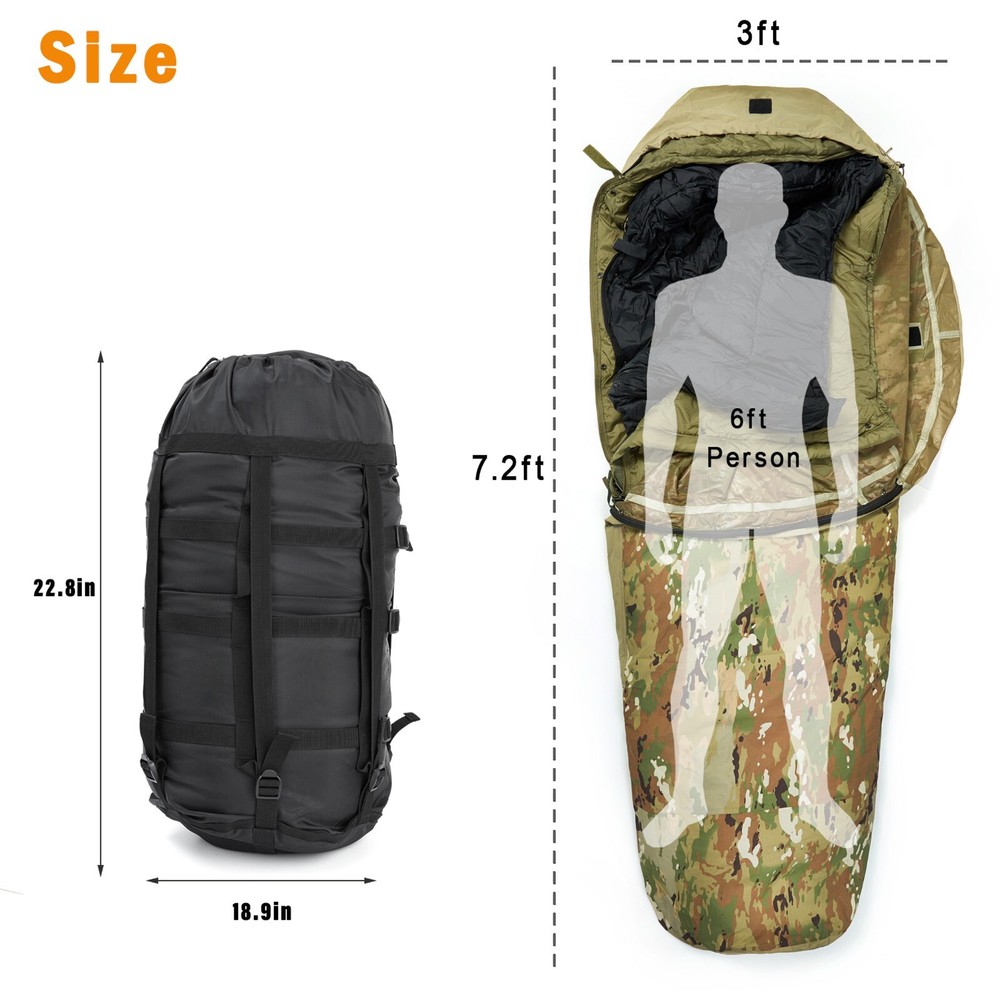 Modular Bivy Cover OCP Waterproof Sleeping Bag Shell MSS Tactical Outer Layer
