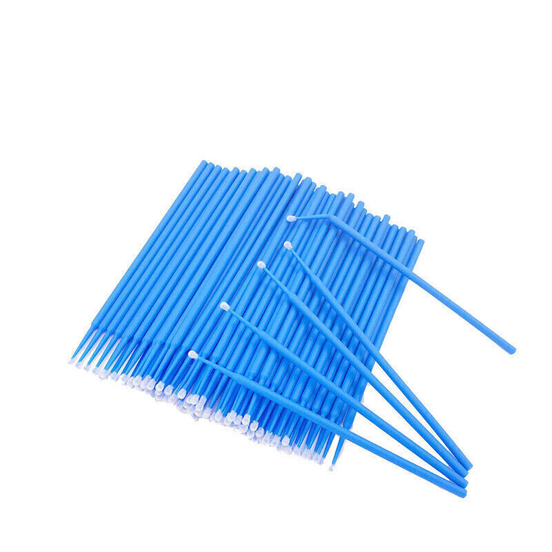 100 Pcs Dental Eye Micro Brush Tips Disposable Applicators Fine Regular Medium