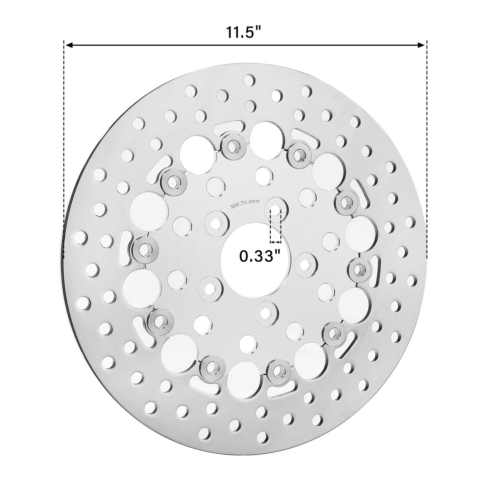 11.5" Front Floating Brake Rotor Fit For Harley Touring 00-07 Softail XL 2000-14