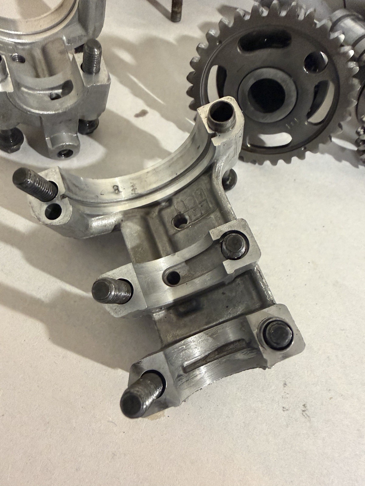 **2003-2006 YAMAHA YZ250F CYLINDER HEAD CAMS CAM TOWERS VALVE COVER COMPLETE OEM