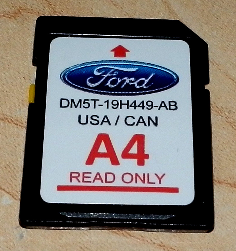 Ford OEM Navigation GPS Memory SD Card A4 US/Canada