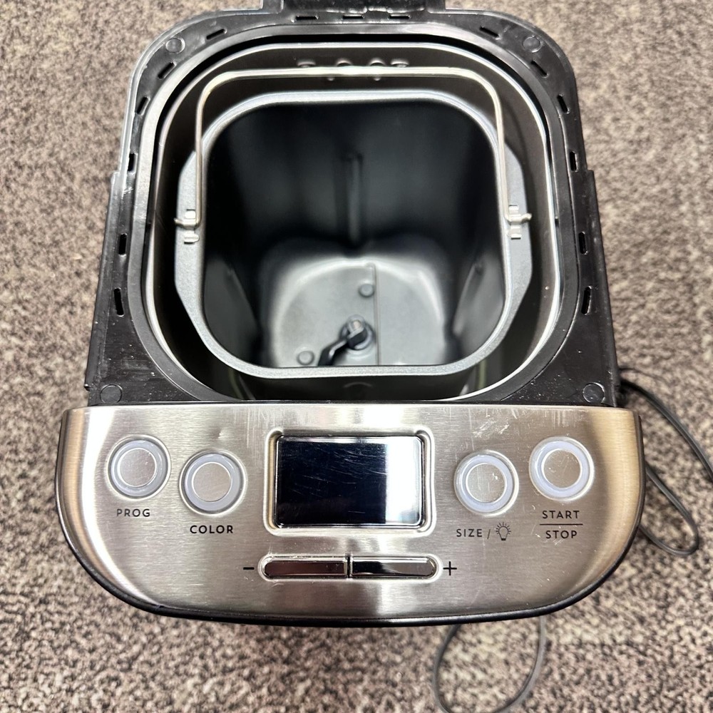 Cuisinart CBK-110 Compact Automatic Bread Maker, 2 lb, Stainless Steel *Pls READ