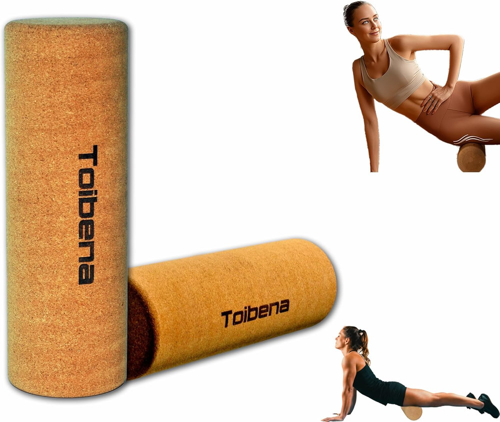 Foam Roller Physical Therapy/Natural Eco-Friendly Cork Roller/High-Density Deep