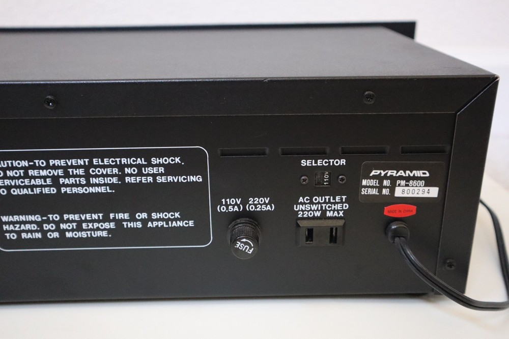 Vintage Pyramid PM-8600 Graphic Stereo Equalizer