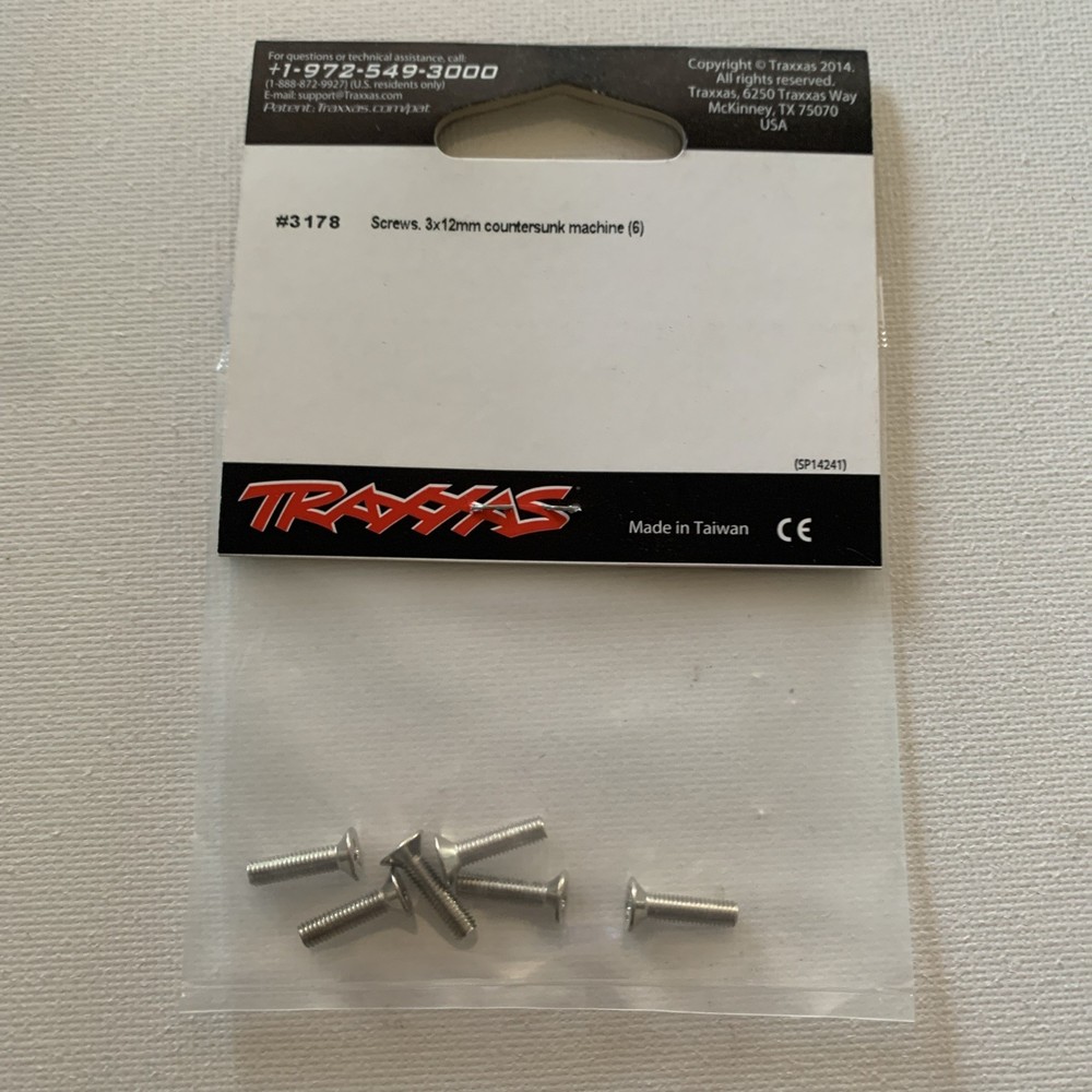Traxxas Countersunk Screws 3178 NEW