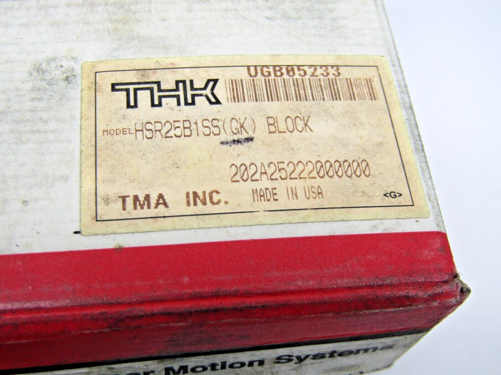 THK HSR25B1SS (GK) Linear Bearing Block