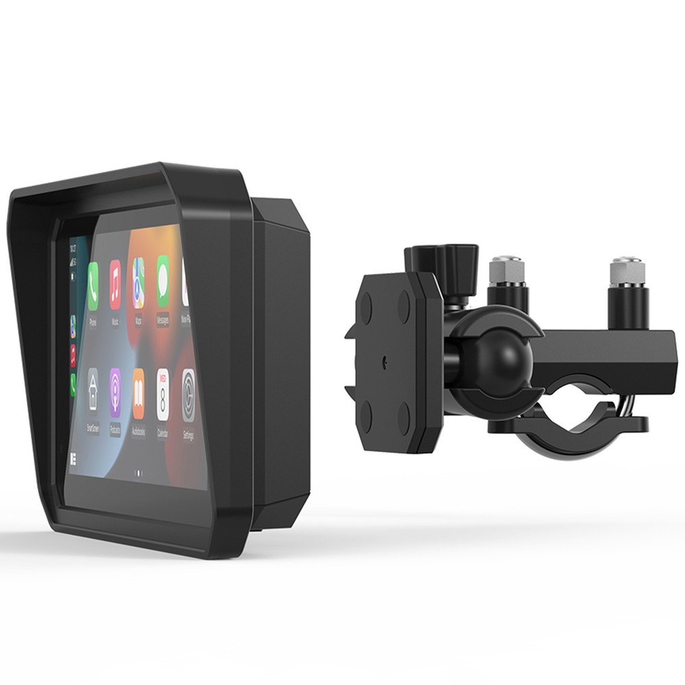 5.99" Motorcycle Navigation GPS Touch Screen Wireless CarPlay Android Auto +Cam