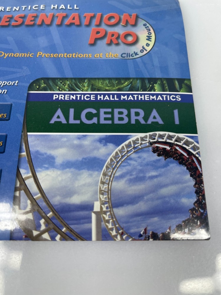 Prentice Hall Presentation Pro Algebra I Teacher CD-ROM PowerPoint