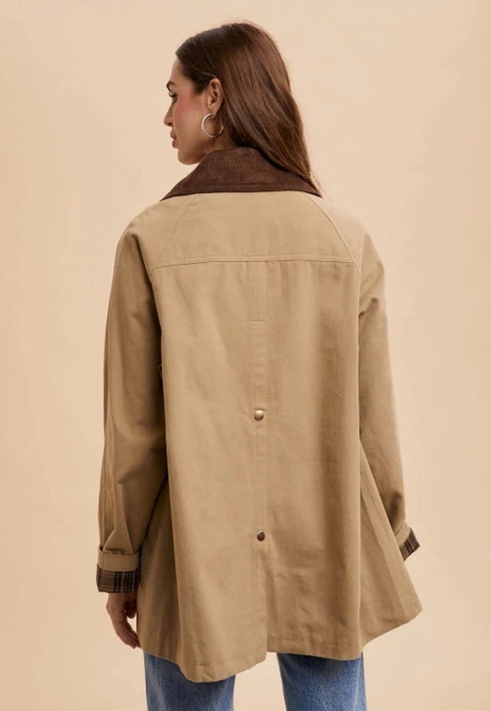 Cotton Chore Jacket SANDY BEIGE Women’s Medium