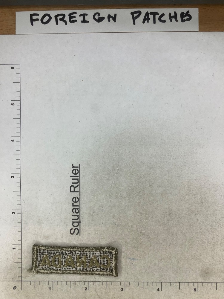 VINTAGE CANADA TAB PATCH