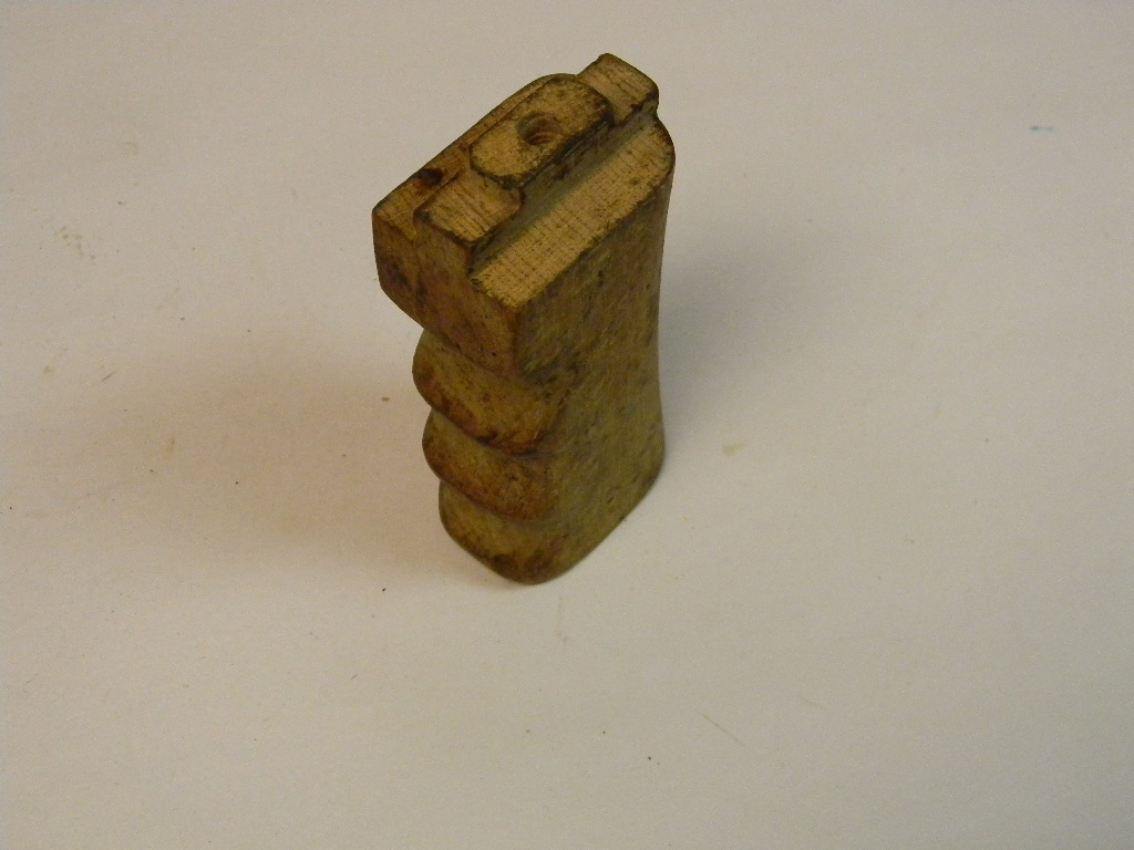 BRITISH WWII WOOD PISTOL GRIP