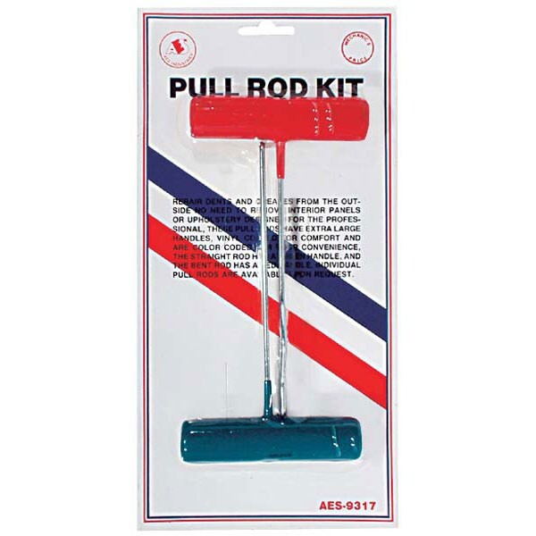 AES Industries 9317 2-Piece Pull Rod Set with Vinyl Grip