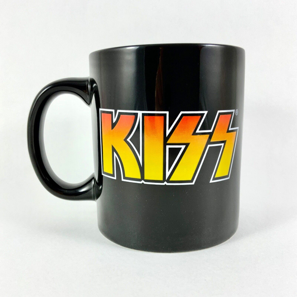 KISS Rock And Roll Over Coffee Mug 2010 Live Nation Merchandise Black