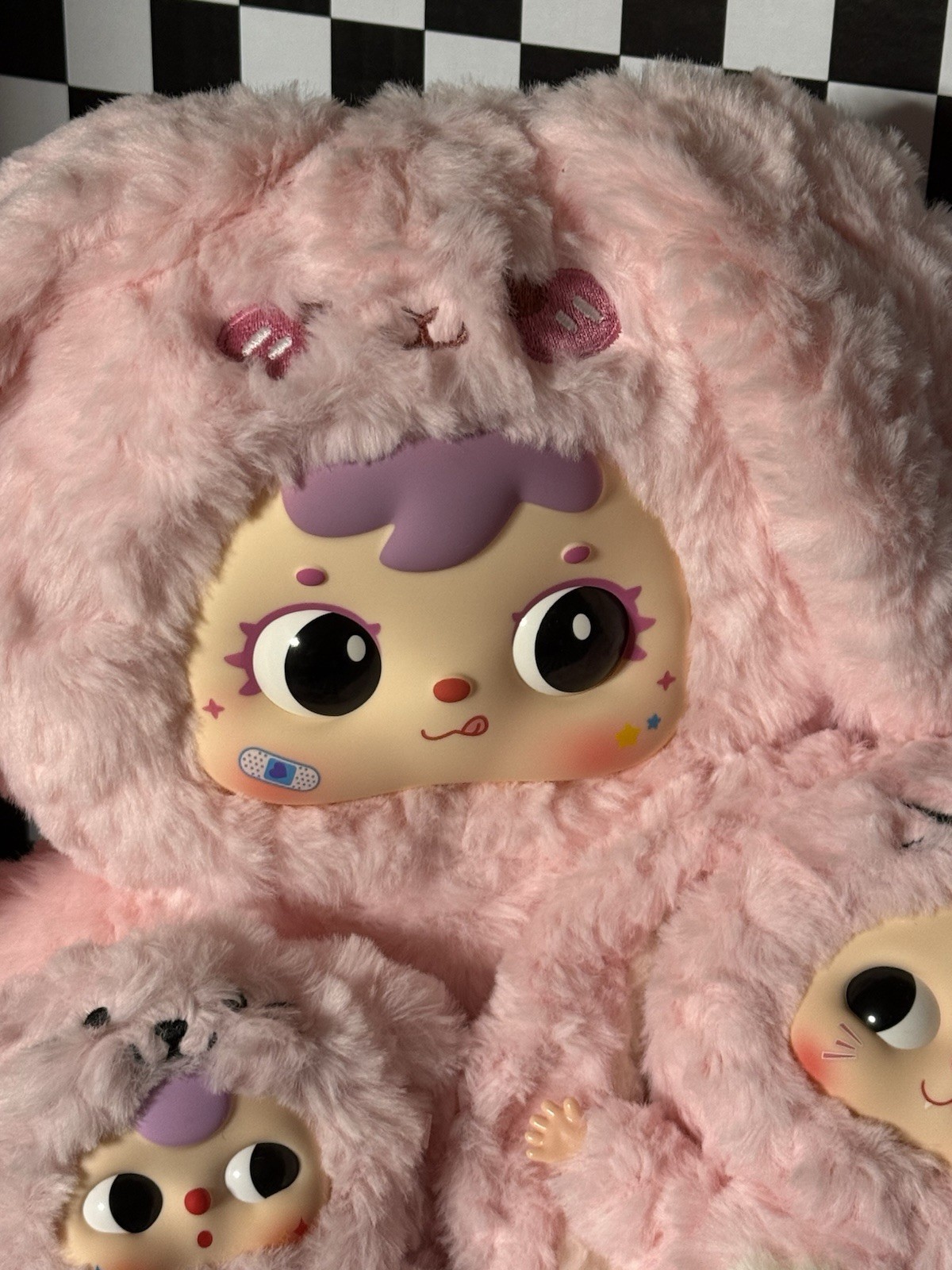 Pink Bunny Rabbit Lover Christmas Present Bundle Samuel 500% Baby Three San Xiao