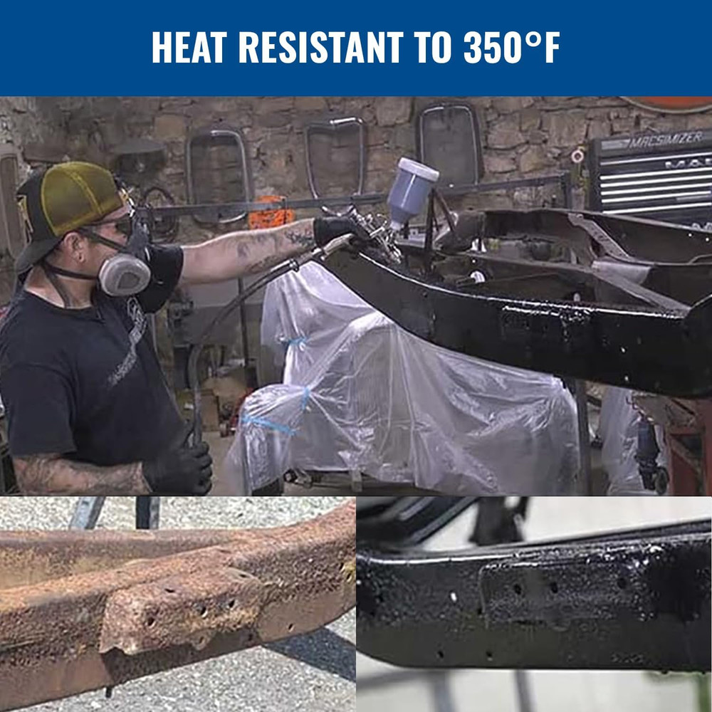 Matte Black Rust Encapsulator plus | Long Lasting Durable Finish 1 Coat Maximum