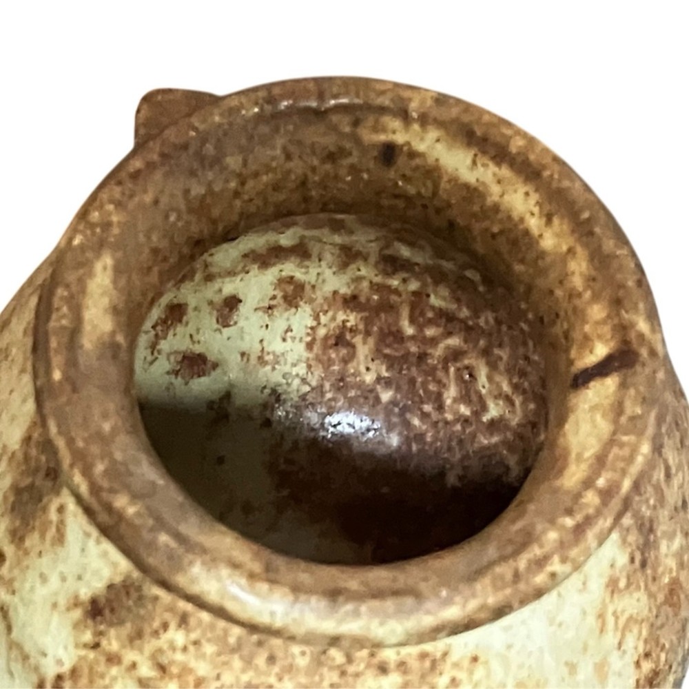 Studio Pottery Signed Salt Cellar Pig