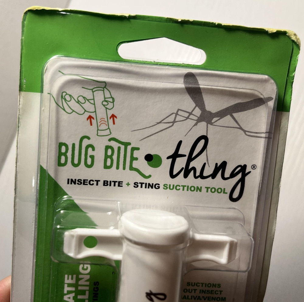 2pk Bug Bite Thing Insect Bite Sting Suction Tool White Reusable Kid Safe Relief