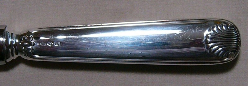 SHELL DINNER KNIFE ZARAMELLA ARGENTI