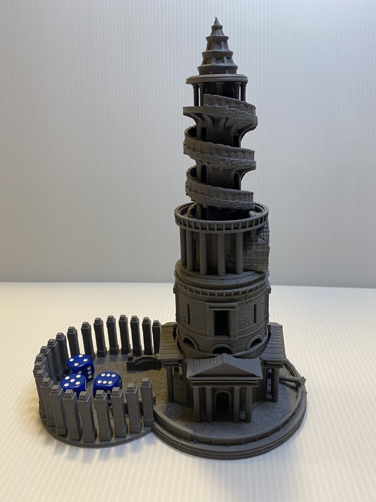 Mediterranean Temple Dice Tower