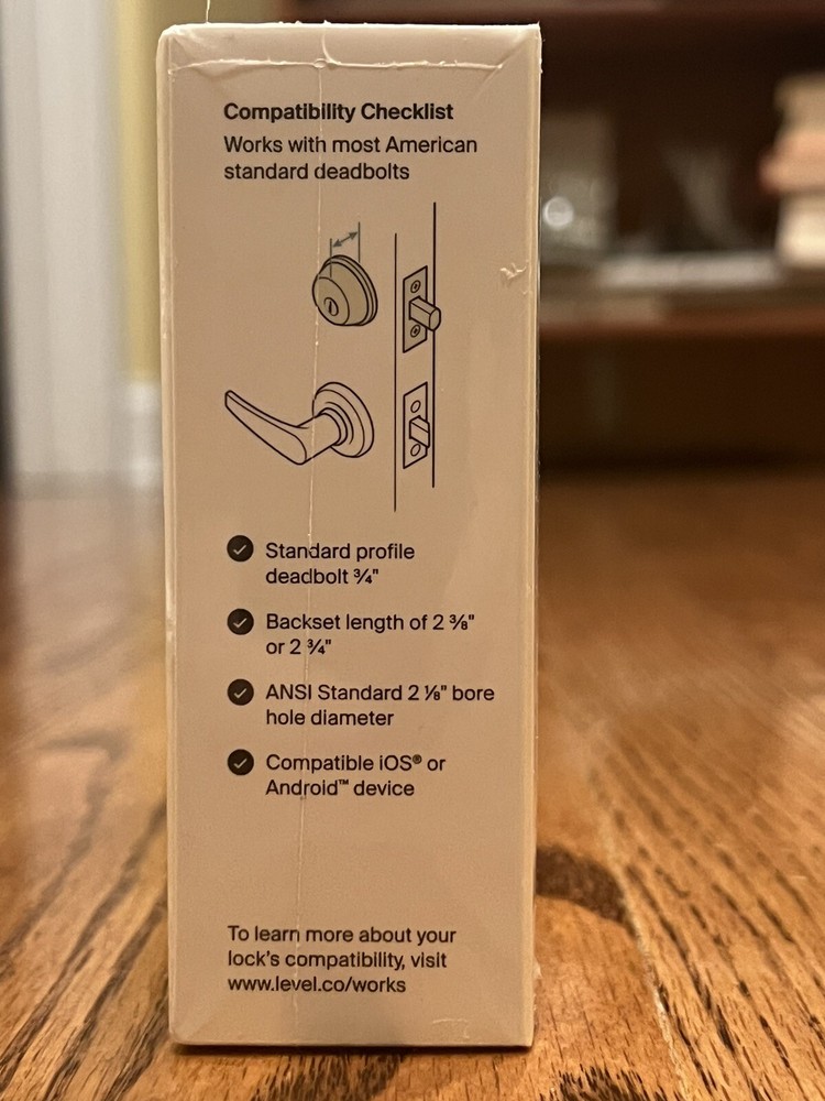 Open-Box Level Bolt Keyless Entry Smart Lock (C-D11U)